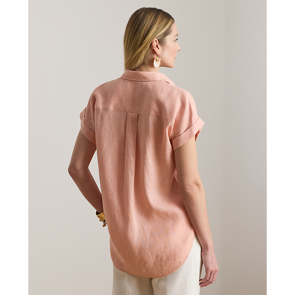 LRL Relaxed Fit Linen Short-Sleeve Shirt/Košulja 200874259012