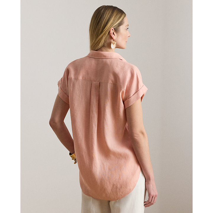 LRL Relaxed Fit Linen Short-Sleeve Shirt/Košulja 200874259012