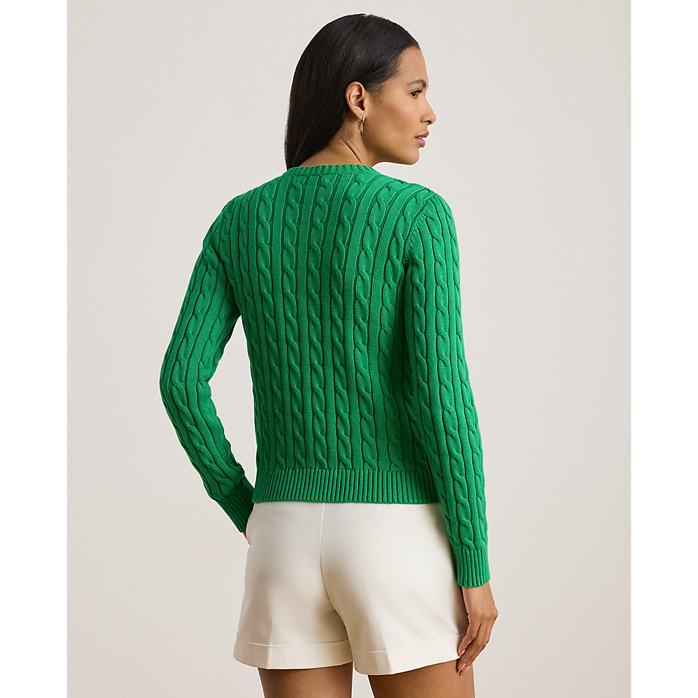 LRL Cable-Knit Cotton Cardigan/Pulover 200932225013
