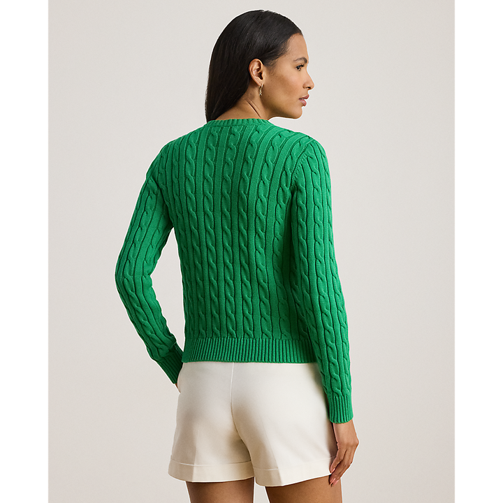 LRL Cable-Knit Cotton Cardigan/Pulover 200932225013