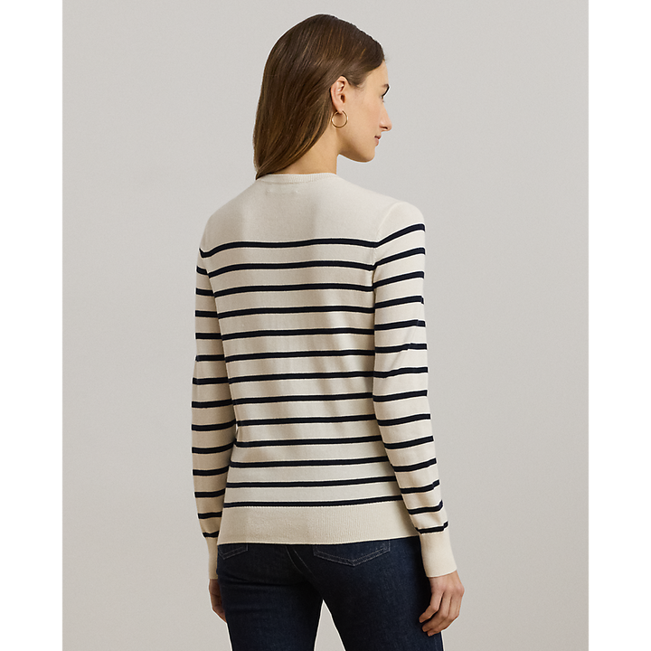 LRL Striped Cotton-Blend Jumper/Pulover 200957433002