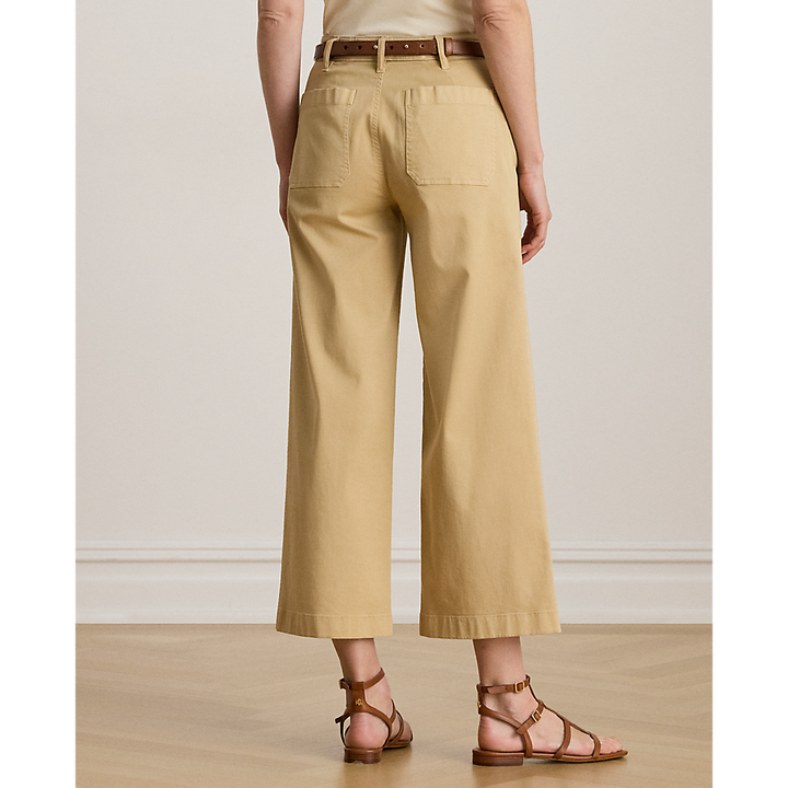 LRL Stretch Chino Wide-Leg Cropped Trouser/Hlače 200973689003