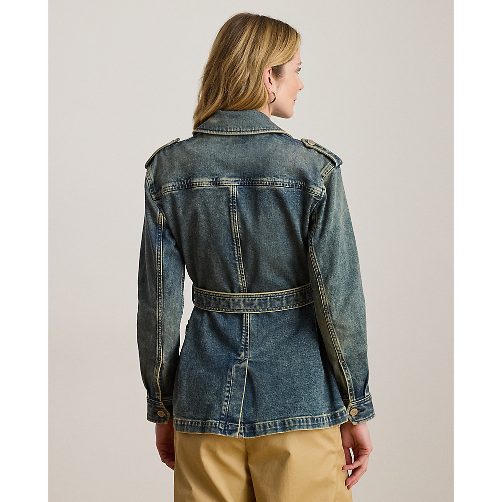 LRL Belted Denim Field Jacket/Jakna 200978818001