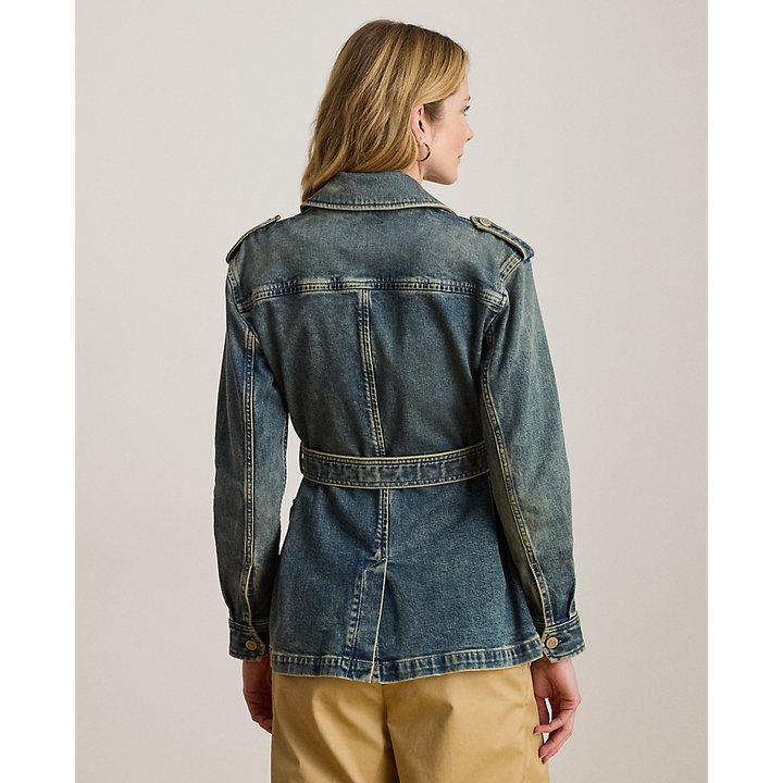 LRL Belted Denim Field Jacket/Jakna 200978818001