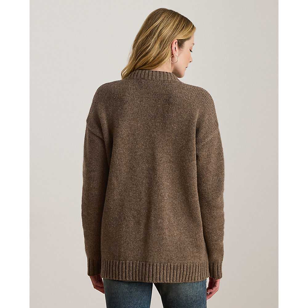 LRL Wool-Blend V-Neck Cardigan/Pulover 200979672001