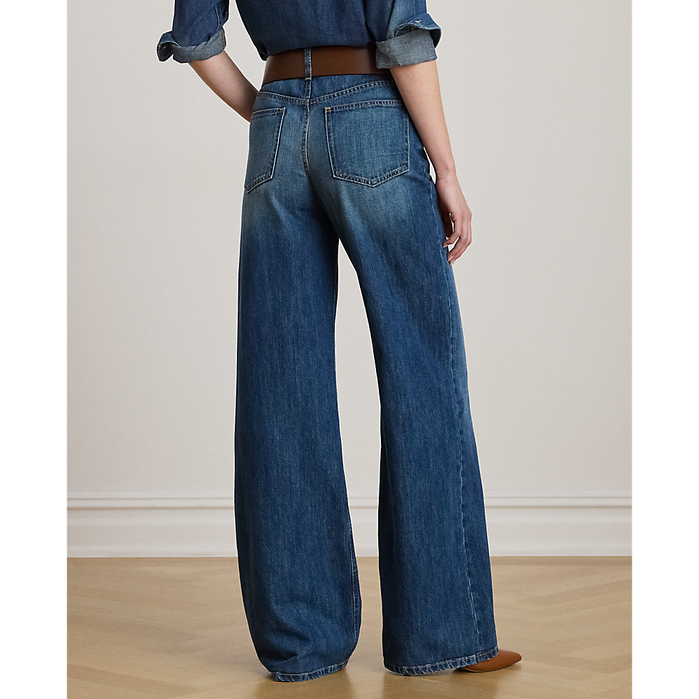 LRL High-Rise Wide-Leg Jean/Hlače 200979979001