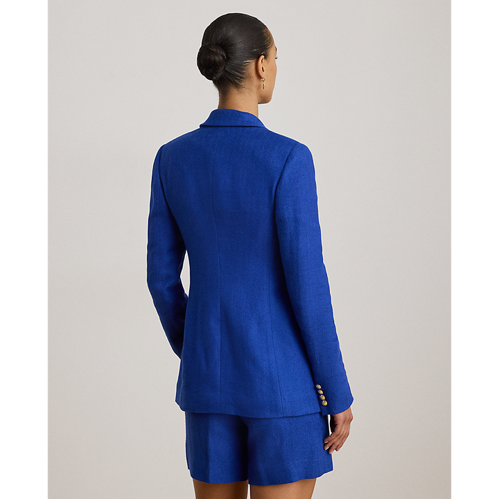 LRL Double-Breasted Linen-Cotton Blazer/Sako 200P03659001