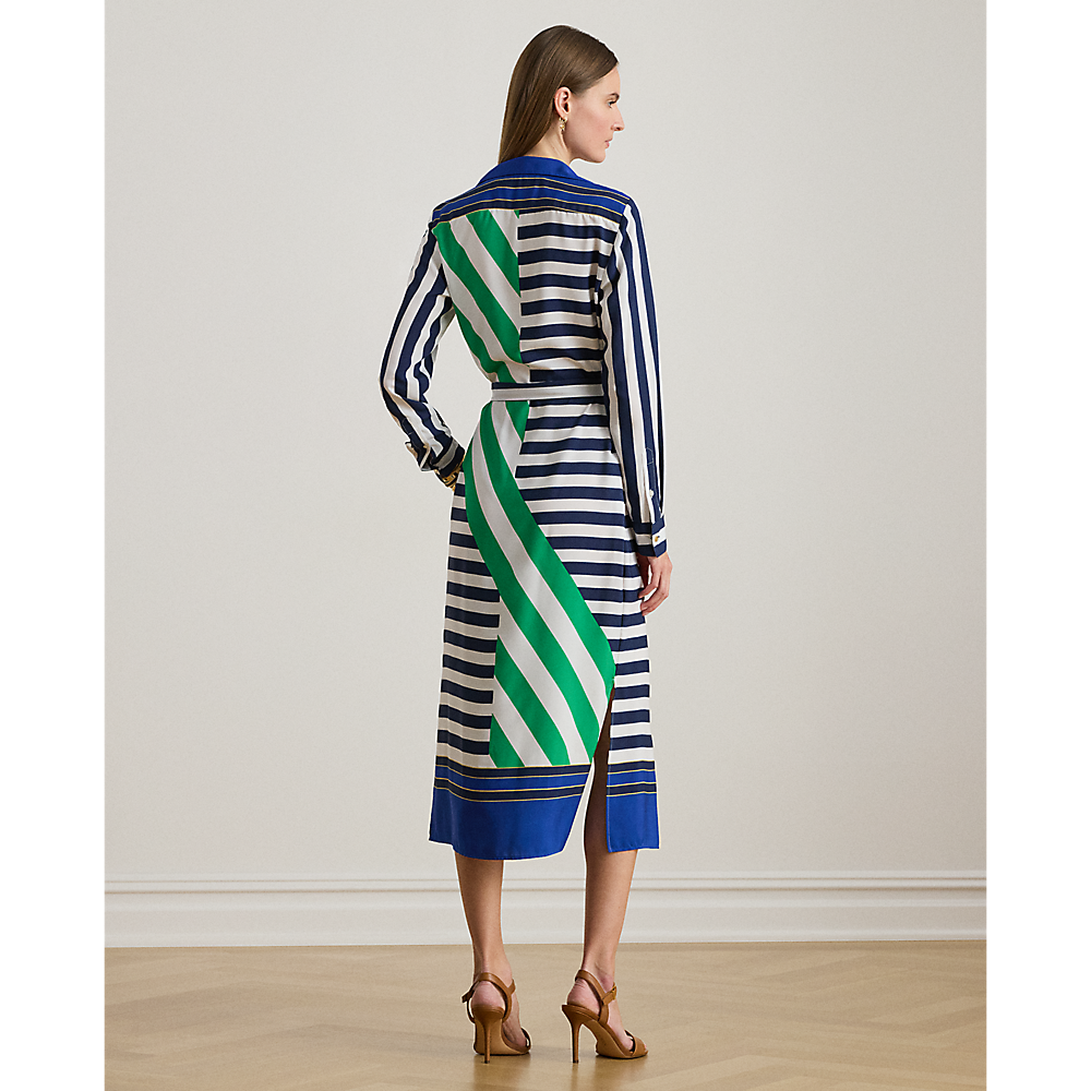 LRL Striped Crepe Shirtdress/Haljina 200P03700001