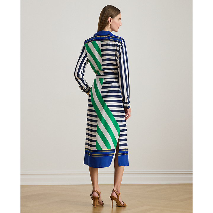 LRL Striped Crepe Shirtdress/Haljina 200P03700001