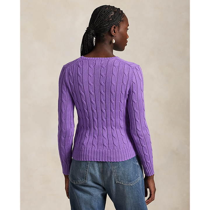 PRL Cable-Knit Cotton Crewneck Jumper/Pulover 211891640028