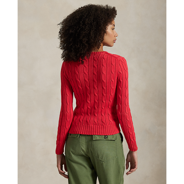 PRL Cable-Knit Cotton Crewneck Jumper/Pulover 211891640029