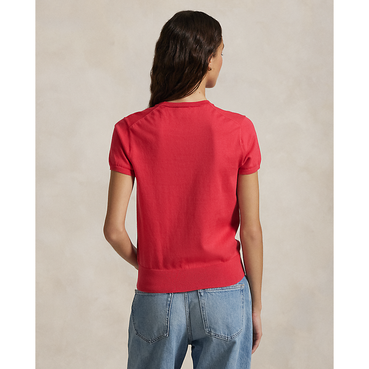PRL Cotton-Blend Short-Sleeve Jumper/Pulover 211891673024