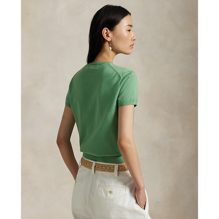 PRL Cotton-Blend Short-Sleeve Jumper/Pulover 211891673027