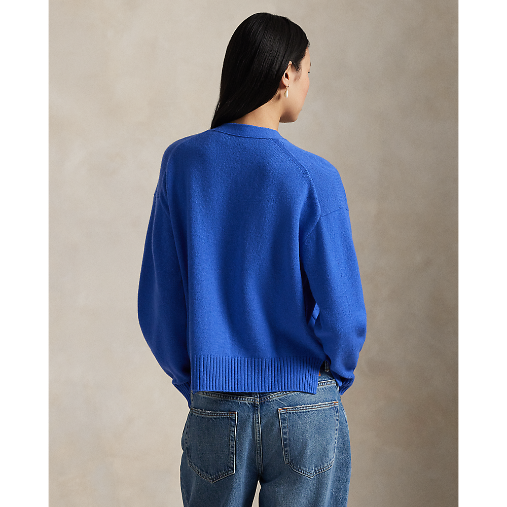 PRL Wool-Blend V-Neck Cardigan/Pulover 211914536012
