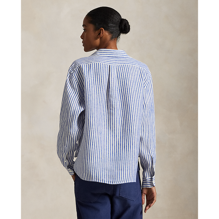 PRL Wide Cropped Gingham Linen Shirt/Košulja 211935130006