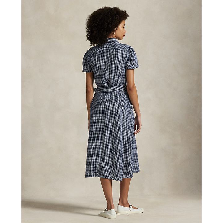 PRL Belted Striped Linen Shirtdress/Haljina 211935154004