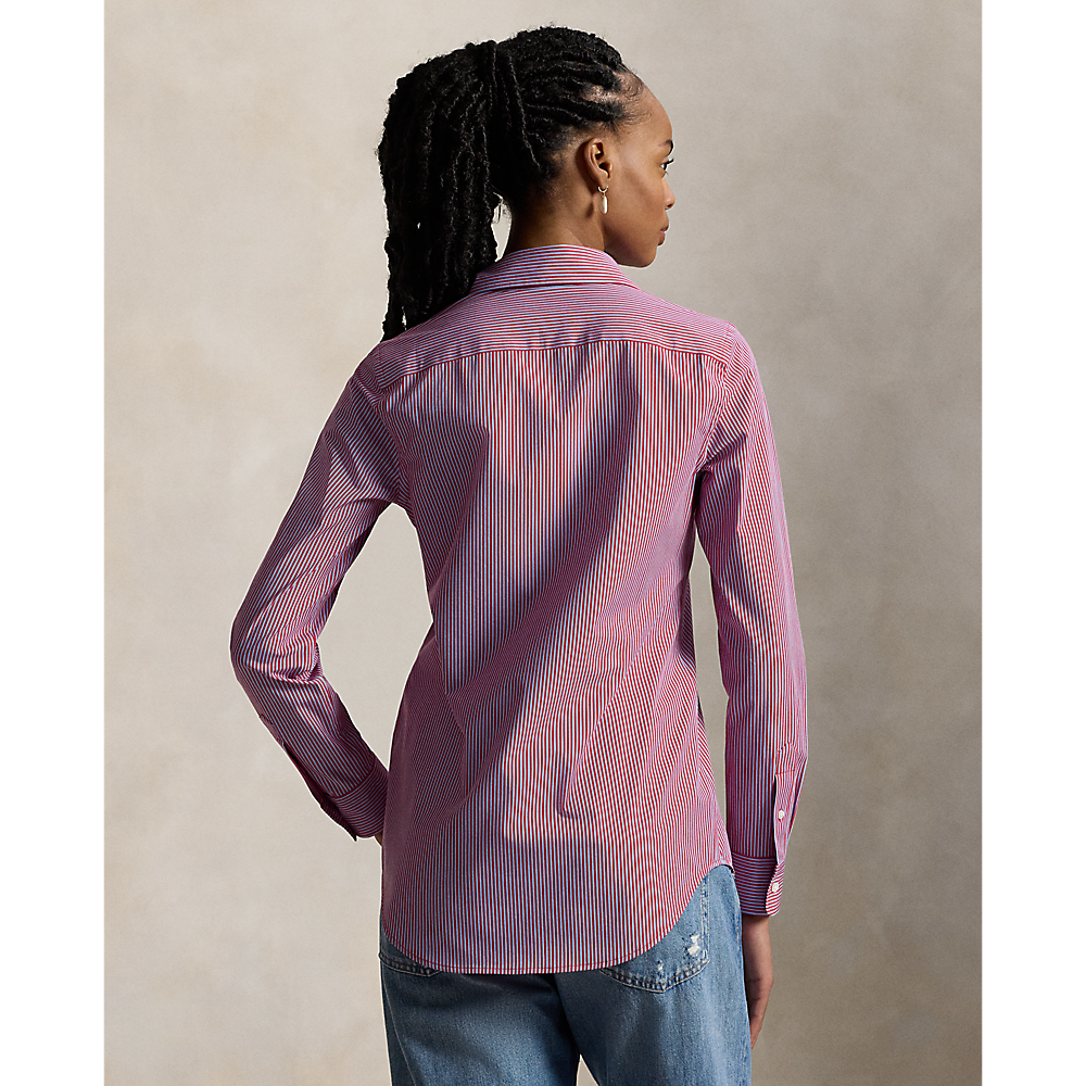 PRL End-on-End Stretch Slim Fit Cotton Shirt/Košulja 211941509501