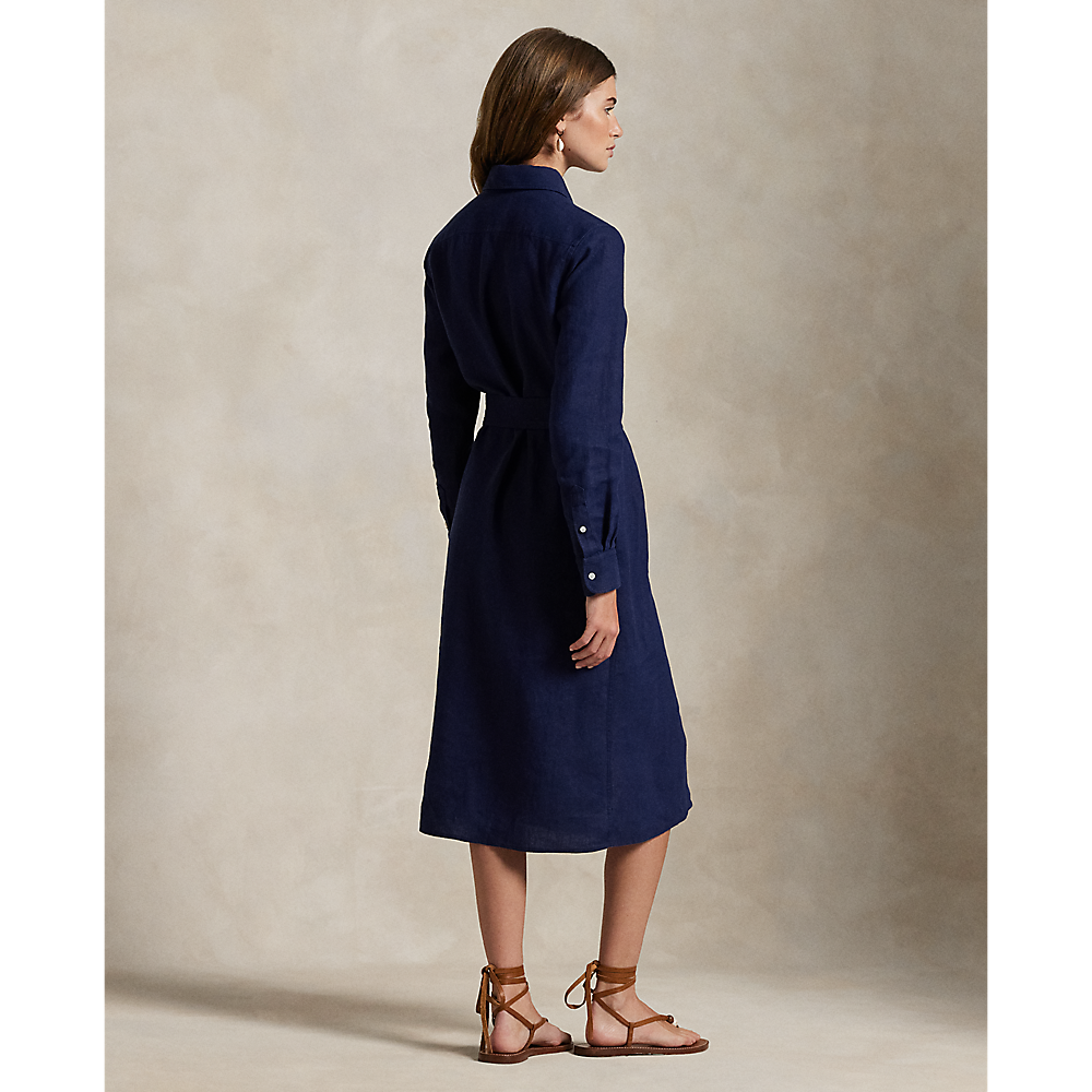 PRL Belted Linen Shirtdress/Haljina 211943992005