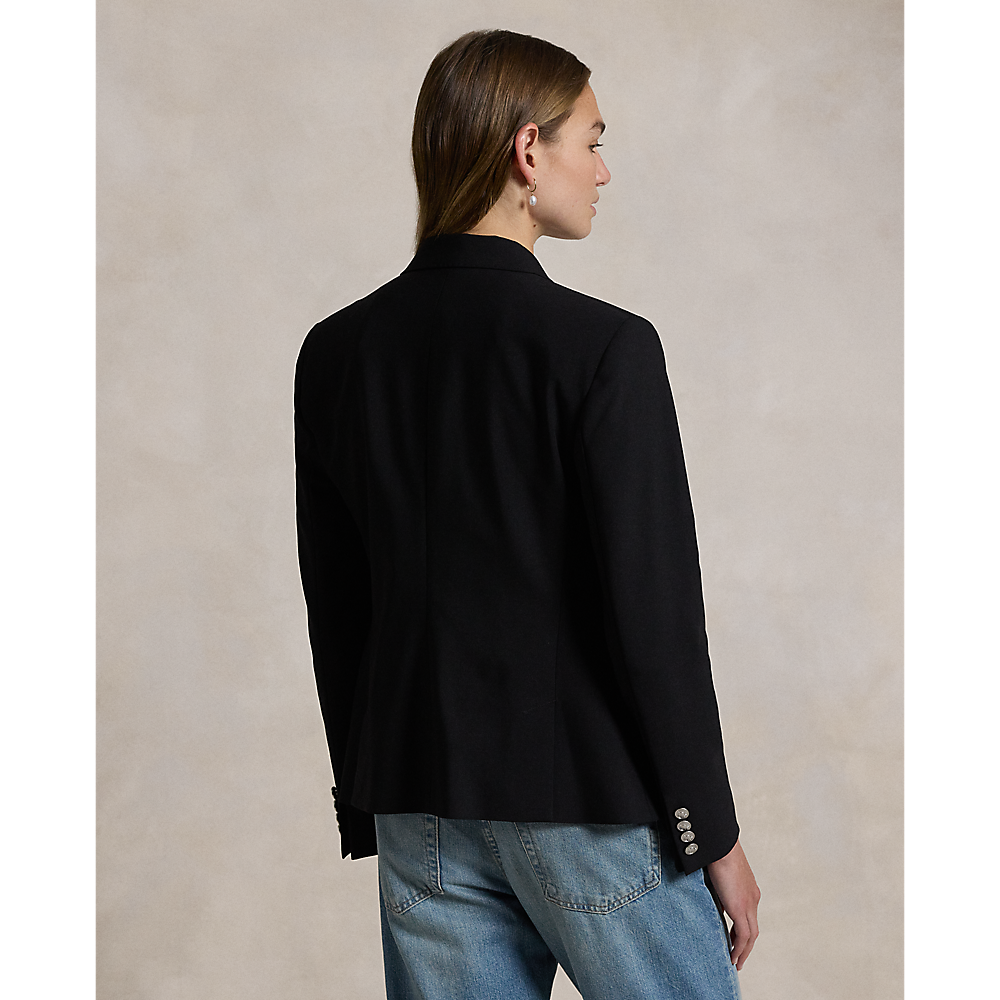 PRL Double-Breasted Stretch-Wool Blazer/Sako 211952571001