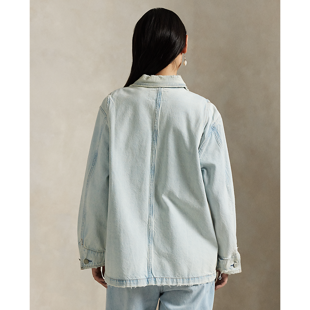 PRL Distressed Denim Utility Jacket/Jakna 211959042001