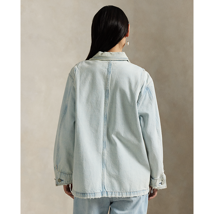 PRL Distressed Denim Utility Jacket/Jakna 211959042001