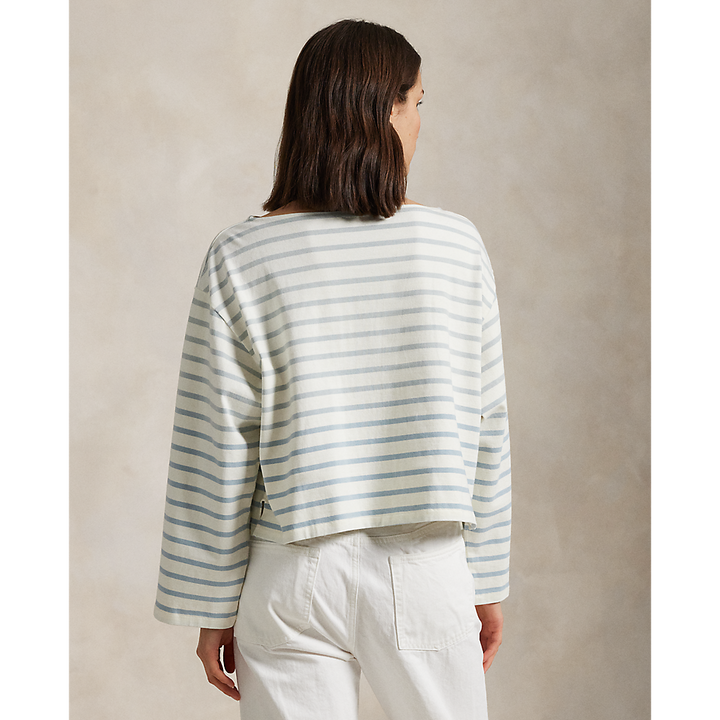 PRL Striped Boatneck Mariner T-Shirt/Pulover 211959103003
