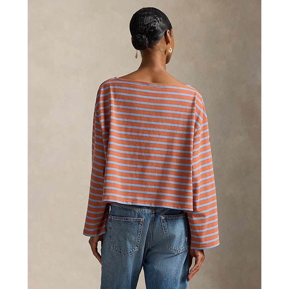 PRL Striped Boatneck Mariner Tee/Majica 211959103501