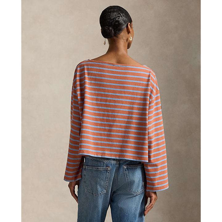 PRL Striped Boatneck Mariner Tee/Majica 211959103501