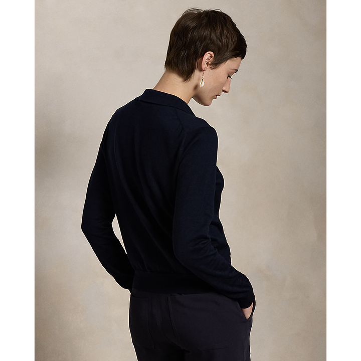 PRL Cotton-Blend Polo Cardigan/Pulover 211959285001