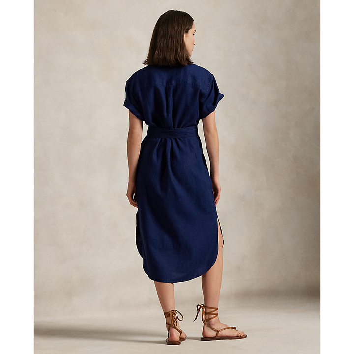 PRL Linen Short-Sleeve Shirtdress/Haljina 211959912001