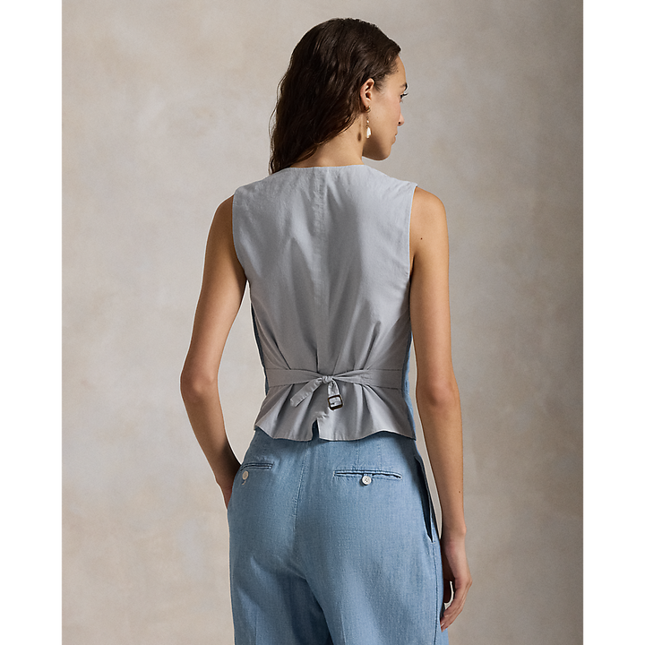 PRL Cotton Chambray Waistcoat/Prsluk 211959935001