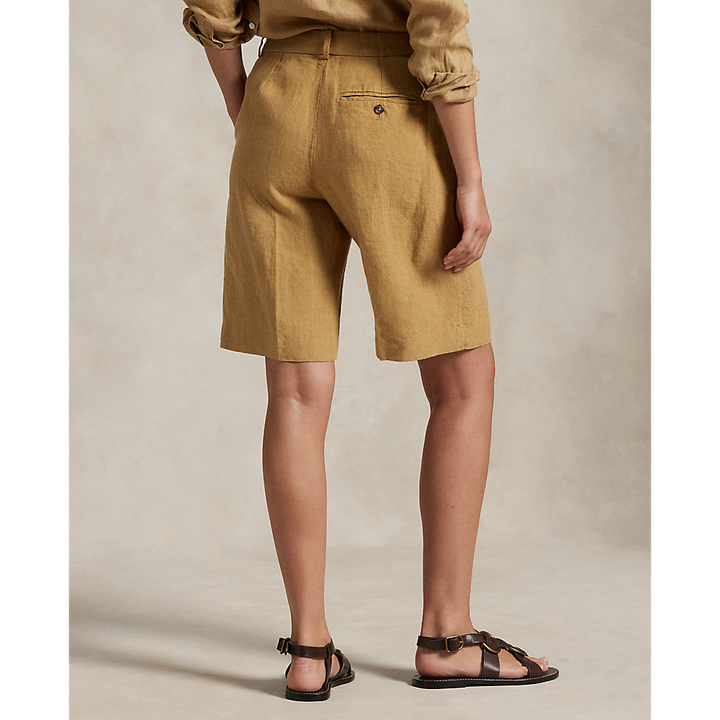 PRL Long Pleated Linen Short/Bermude 211965032001