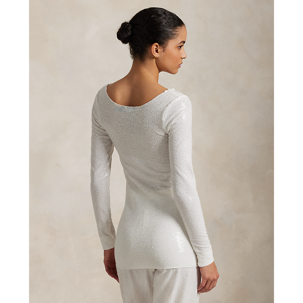 PRL Sequined Mesh Shirt/Pulover 211965106001