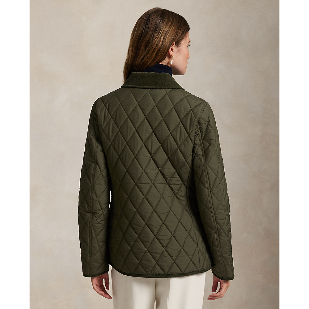 PRL Corduroy-Trim Quilted Barn Jacket/Jakna 211965336001