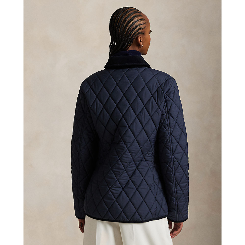 PRL Corduroy-Trim Quilted Barn Jacket/Jakna 211965336002