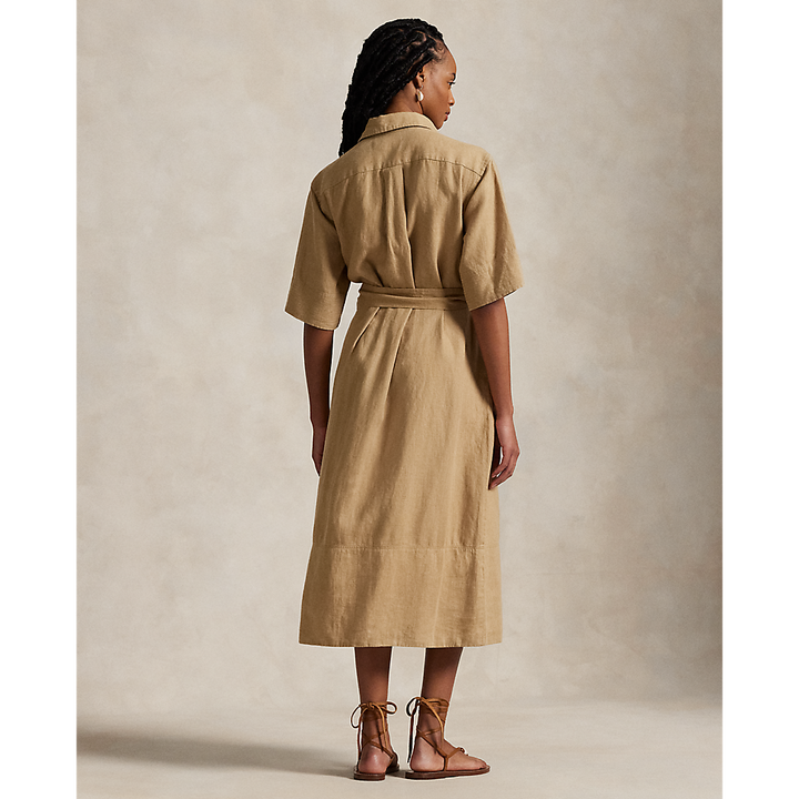 PRL Belted Linen Shirtdress/Haljina 211965844002