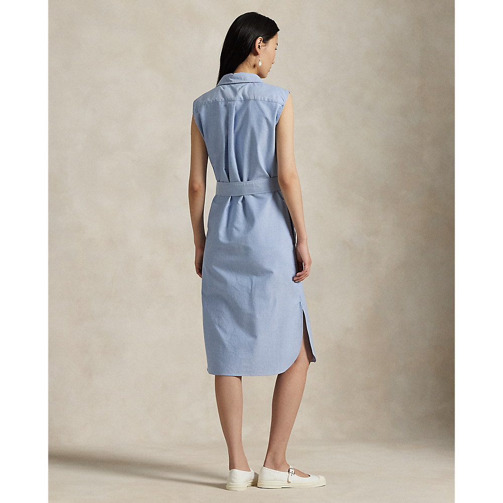 PRL Belted Oxford Sleeveless Shirtdress/Haljina 211965853002