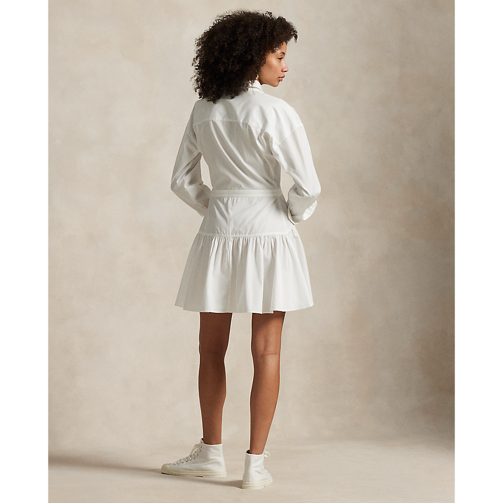 PRL Cotton Broadcloth Panelled Shirtdress/Haljina 211965856001