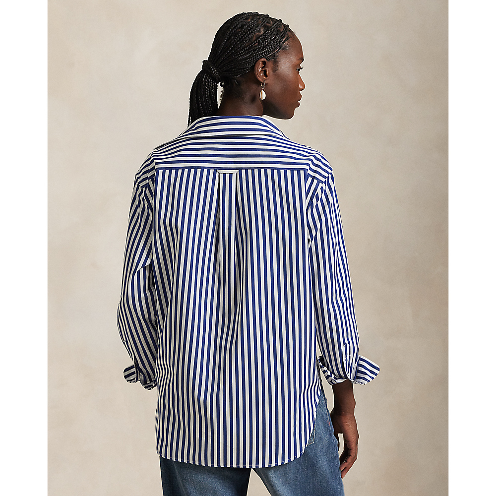 PRL Oversize Fit Striped Cotton Shirt/Košulja 211968218001