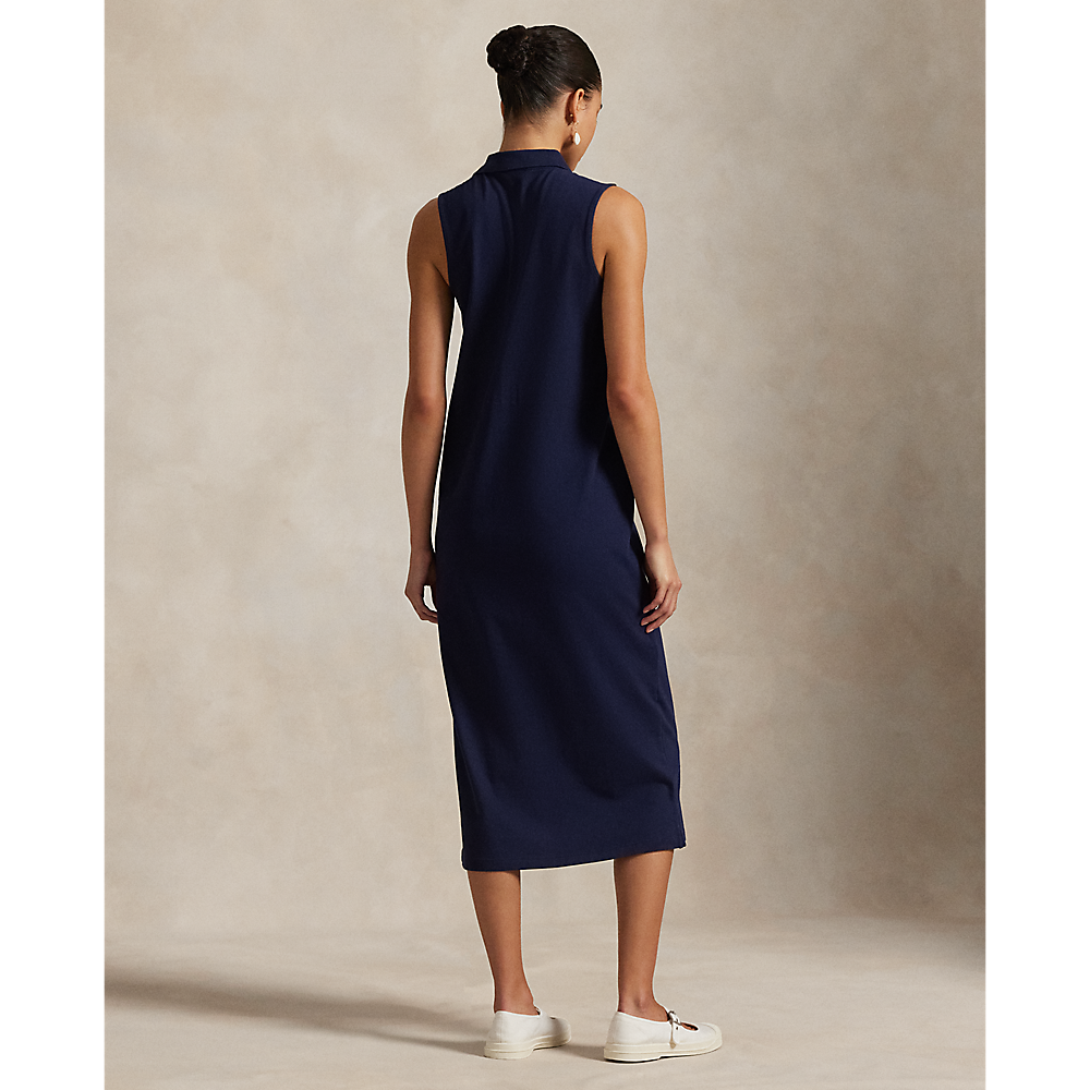 PRL Stretch-Cotton Sleeveless Polo Dress/Haljina 211968292002