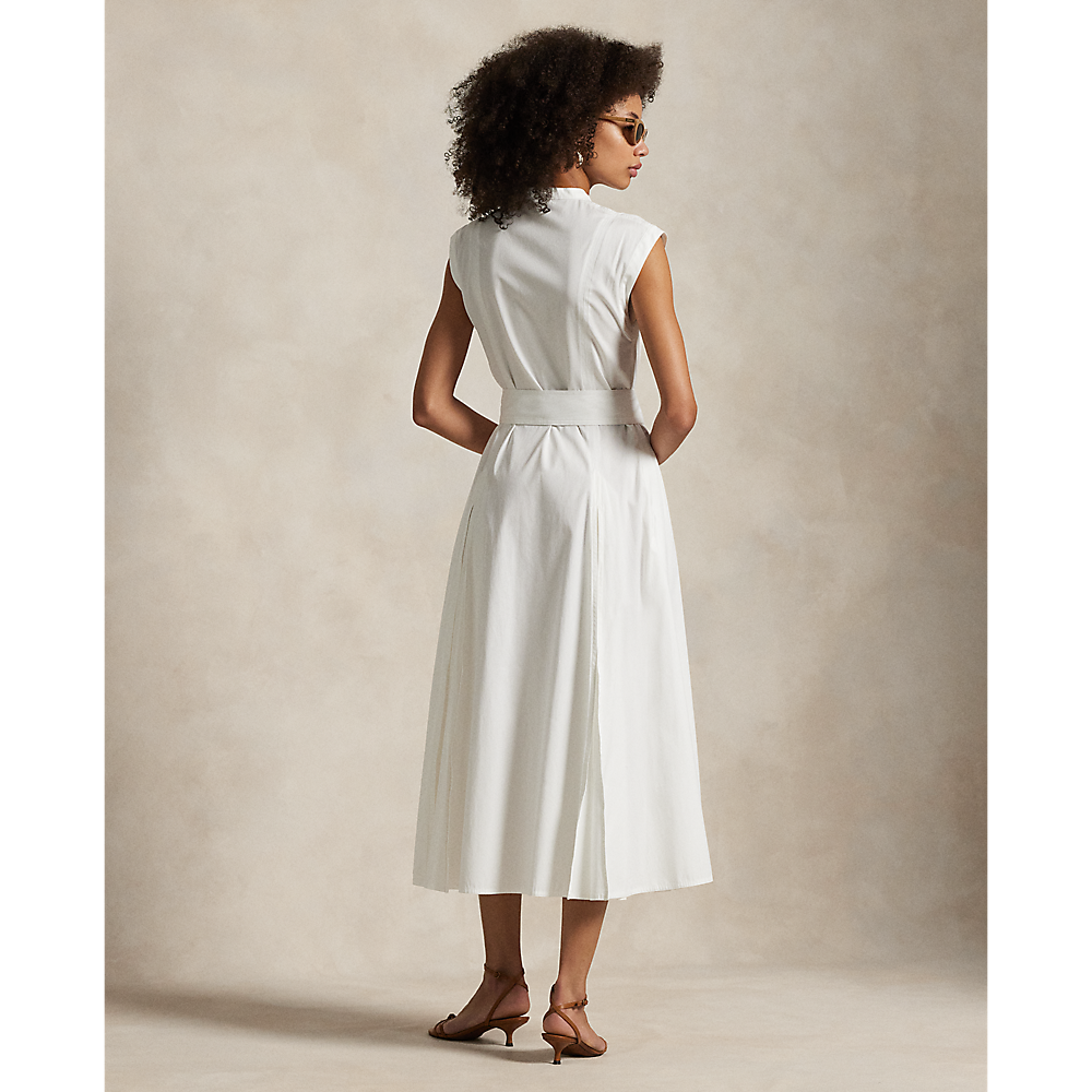 PRL Belted Cotton Sleeveless A-Line Dress/Haljina 211969143001