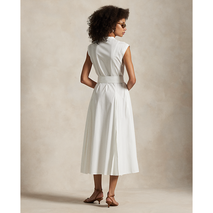 PRL Belted Cotton Sleeveless A-Line Dress/Haljina 211969143001