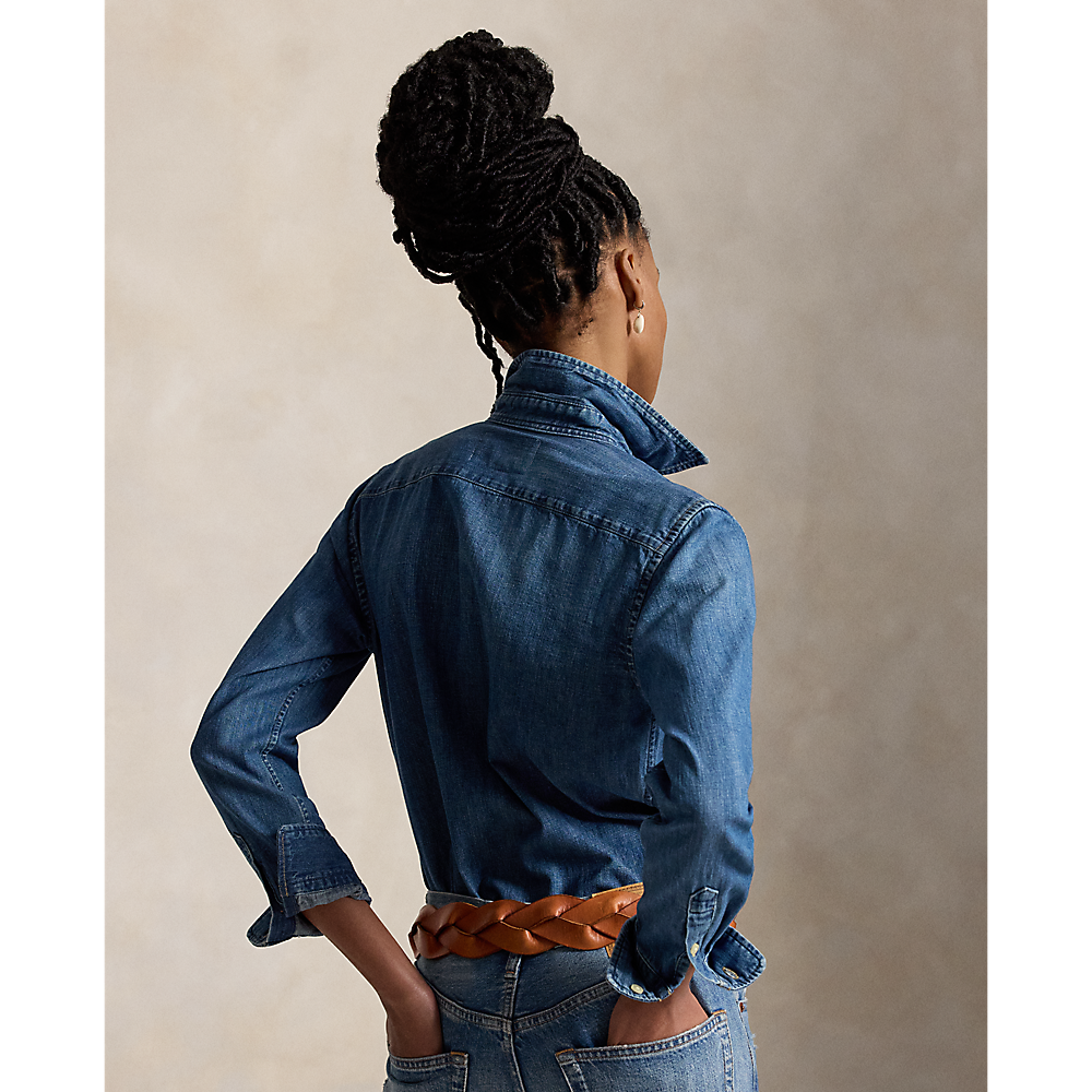 PRL Slim Fit Denim Shirt/Košulja 211969458001