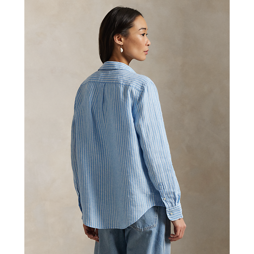 PRL Classic Fit Striped Linen Shirt/Košulja 211970691004