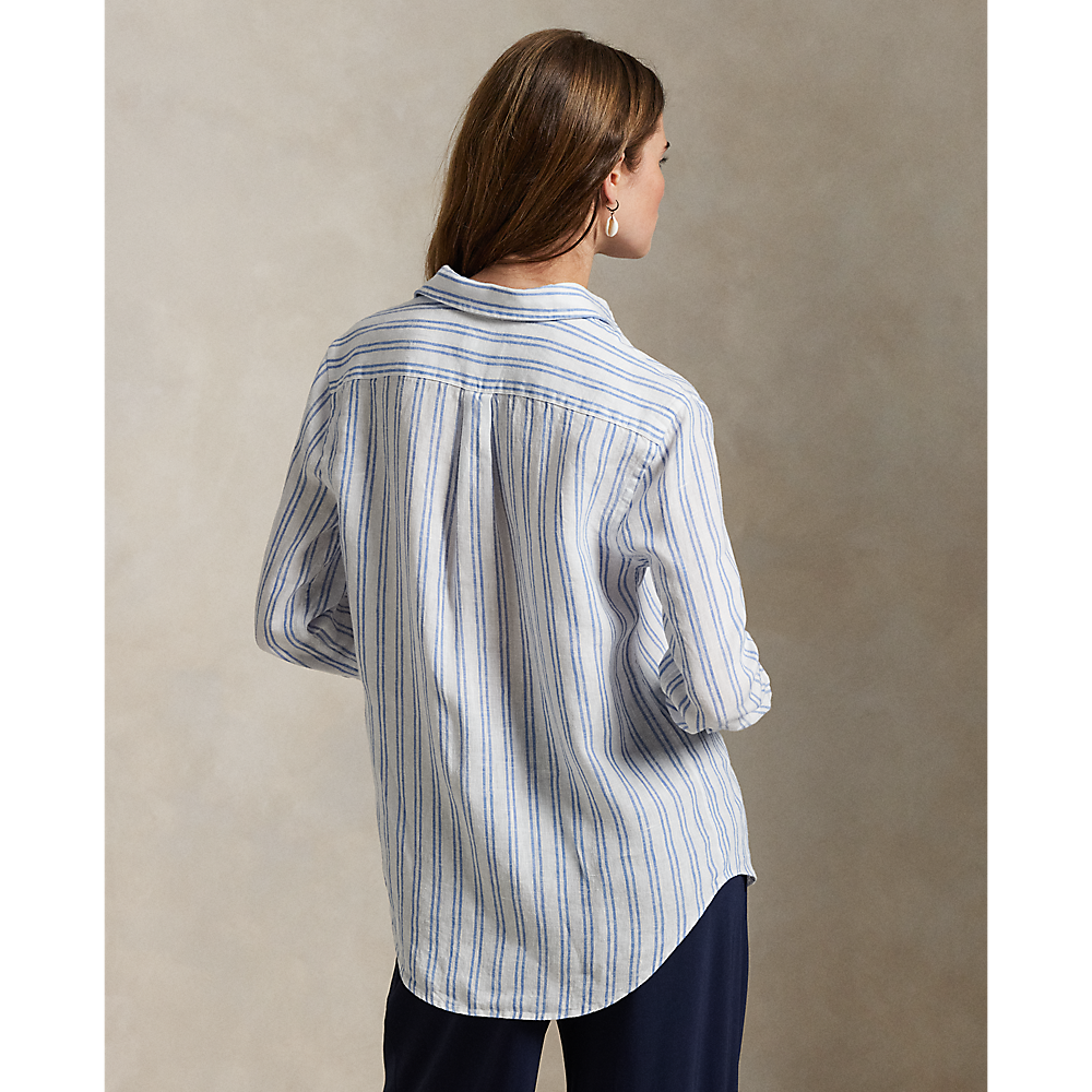 PRL Classic Fit Striped Linen Shirt/Košulja 211970691007
