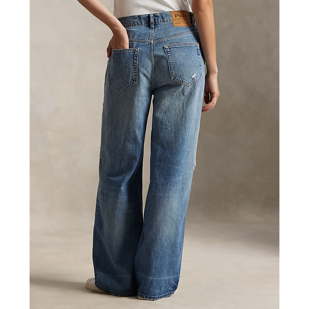 PRL Relaxed Wide-Leg Jean/Traperice 211971223001