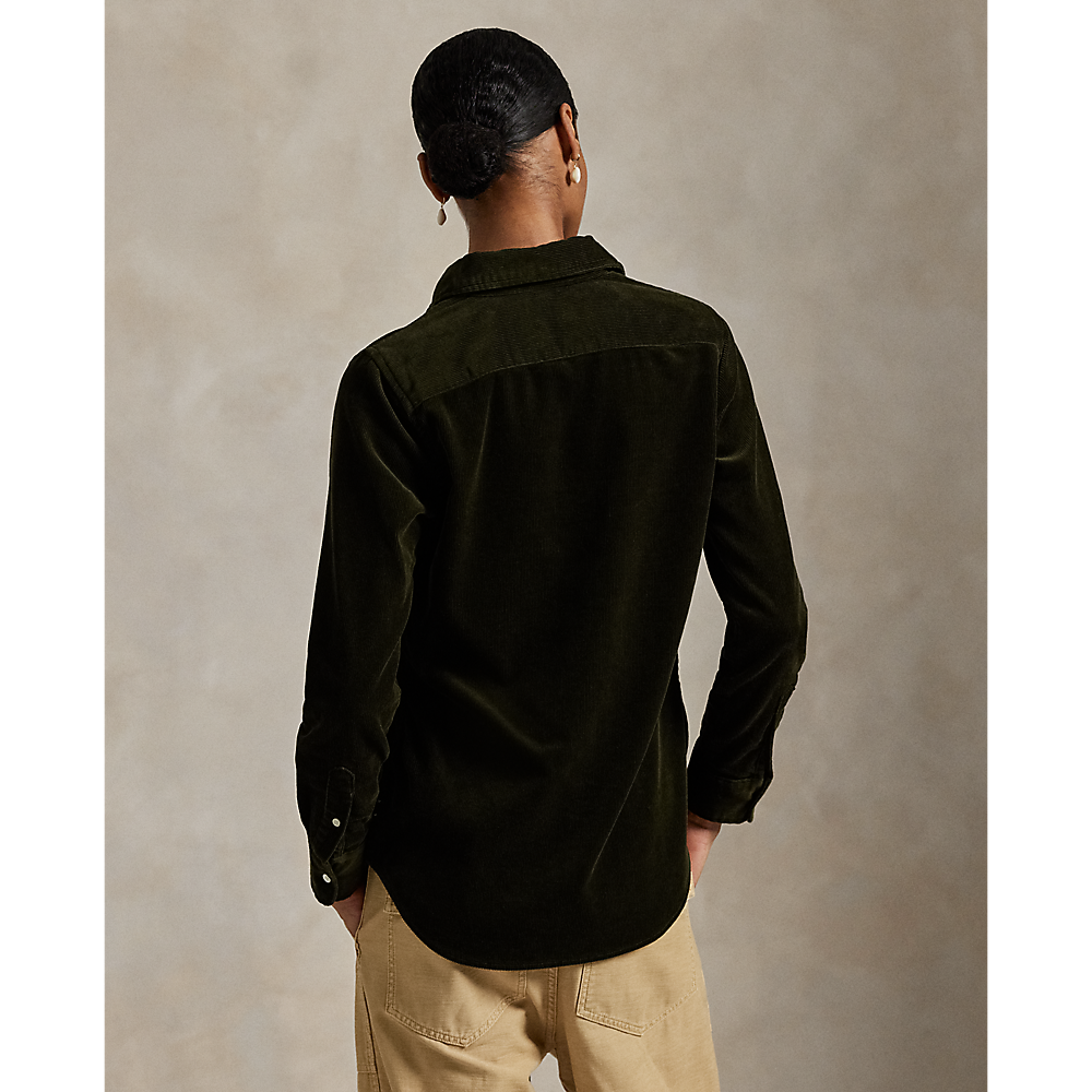 PRL Stretch Slim Fit Cotton Corduroy Shirt/Košulja 211971526001