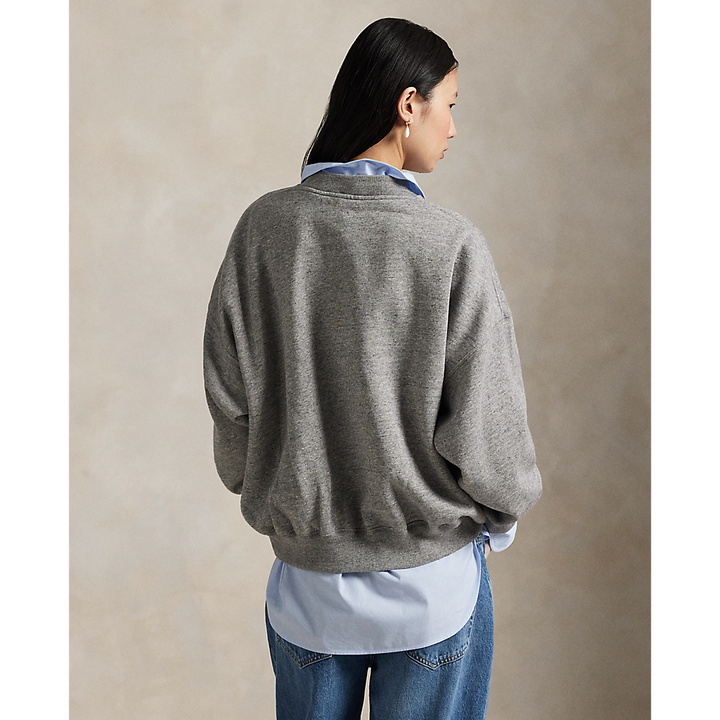 PRL Embroidered-Crest Fleece Crewneck/Pulover 211971754001