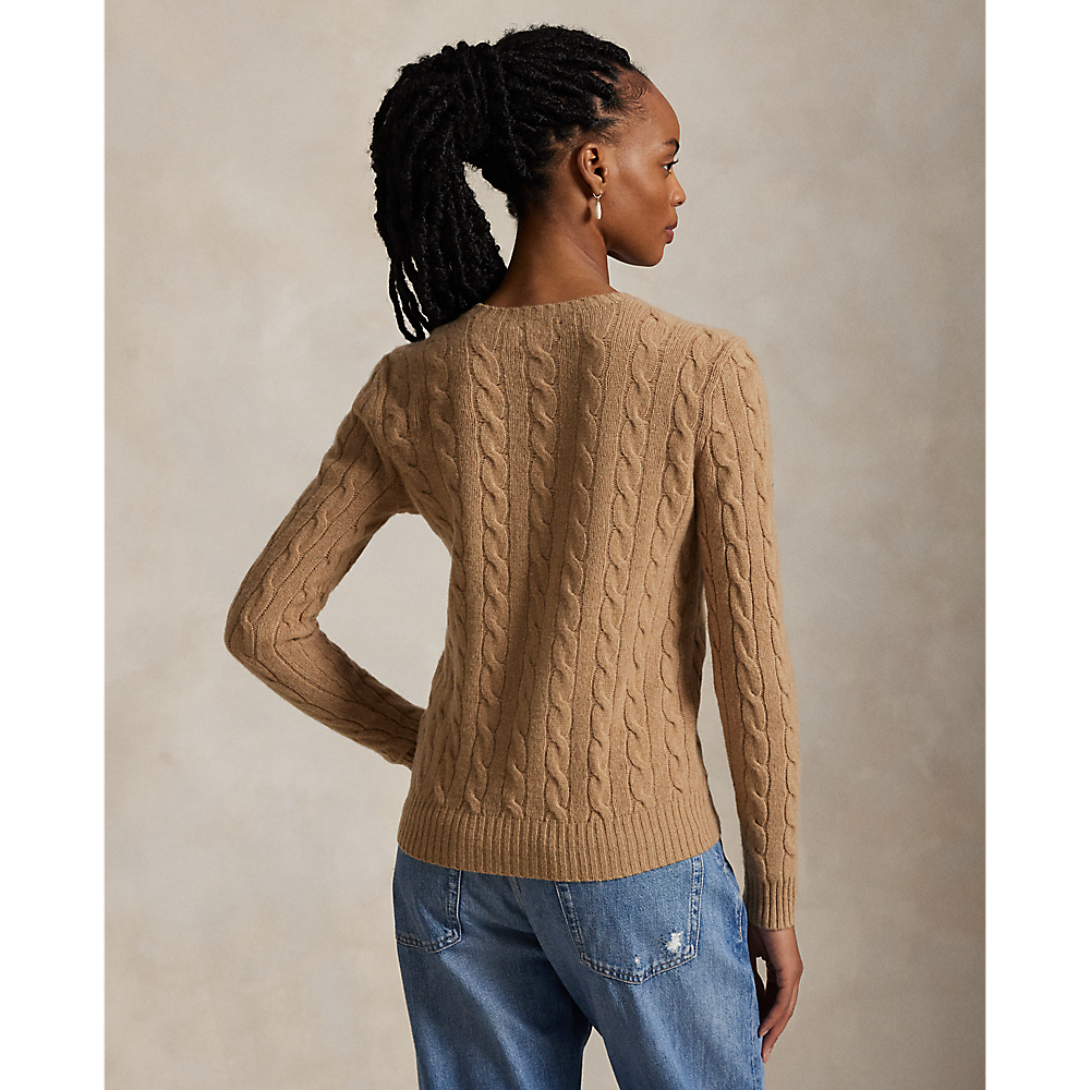 PRL Cable Wool-Cashmere Crewneck Jumper/Pulover 211971865002