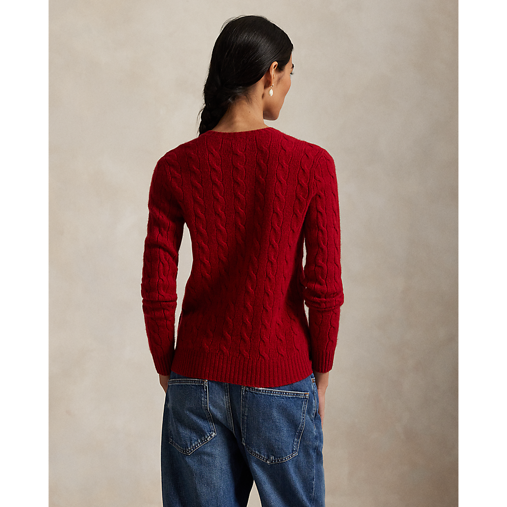 PRL Cable Wool-Cashmere Crewneck Jumper/Pulover 211971865013